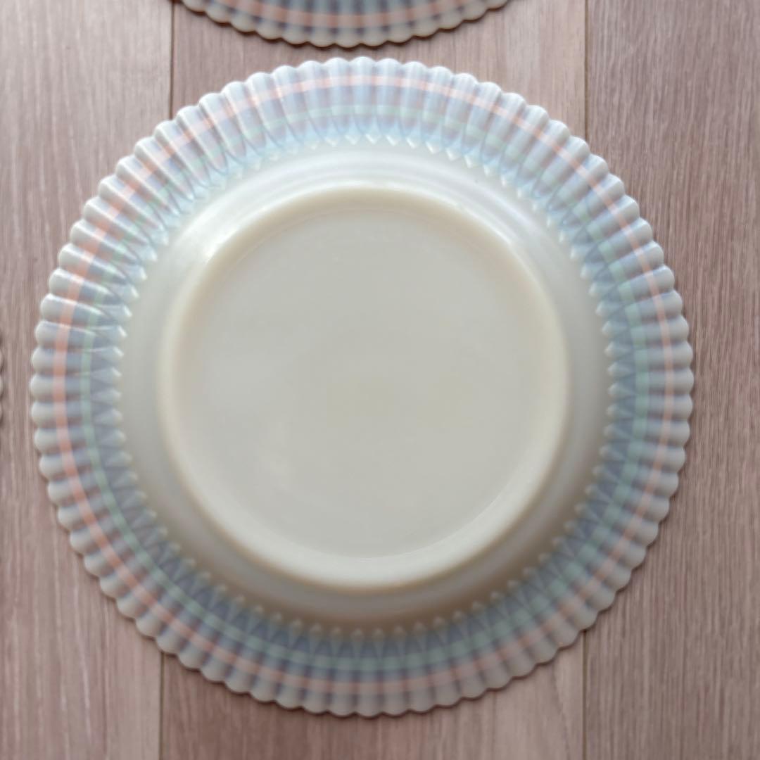 マクベスエバンス　パステルバンド　ディナープレート2枚セット　直径約23cm