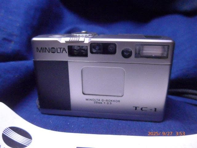 momo&mikan　MINOLTA TC-1 フィルムカメラ 取扱説明書