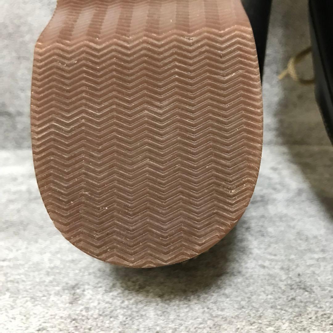 【未使用】バーバリー ロンドン モカシン レザーシューズ 25.5cm ブラック