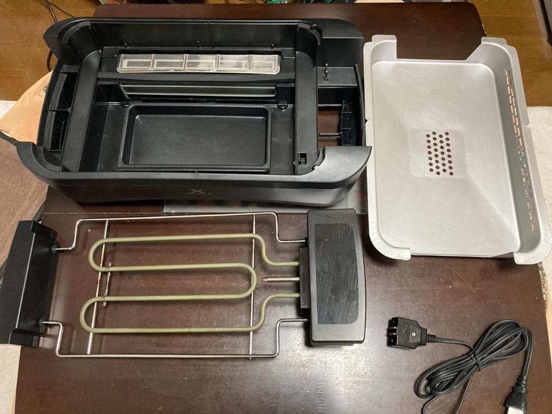 山善 煙の少ない焼き肉グリル -吸煙機能付き- YGMC-FXT130