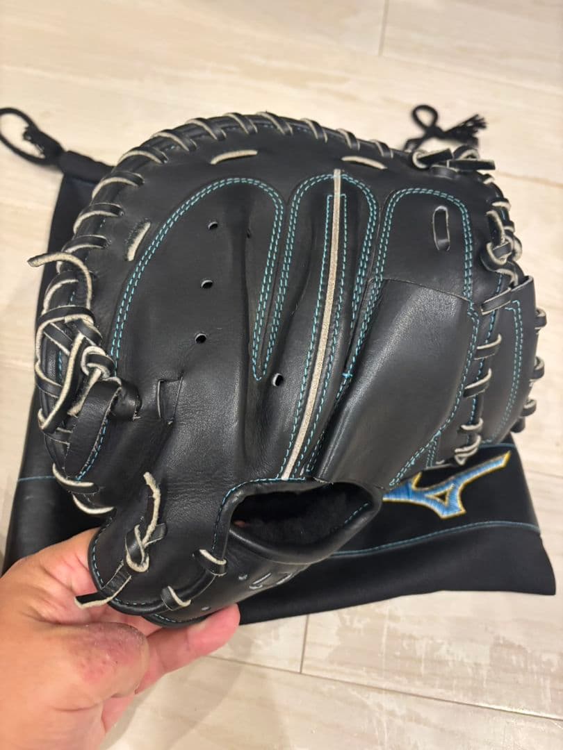 MIZUNO pro 硬式キャッチャーミット　ダイバーシティブルー