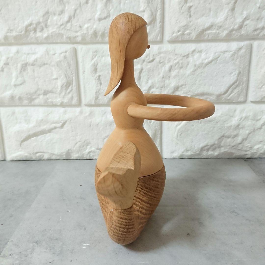 超稀少 木製 アーキテクトメイド マーメイド オブジェ デンマーク製 人魚