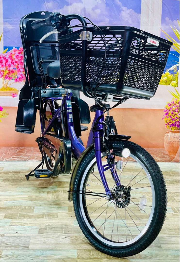 ヤマハパスキス⭐️人気モデル！子供乗せ電動アシスト自転車Y3165