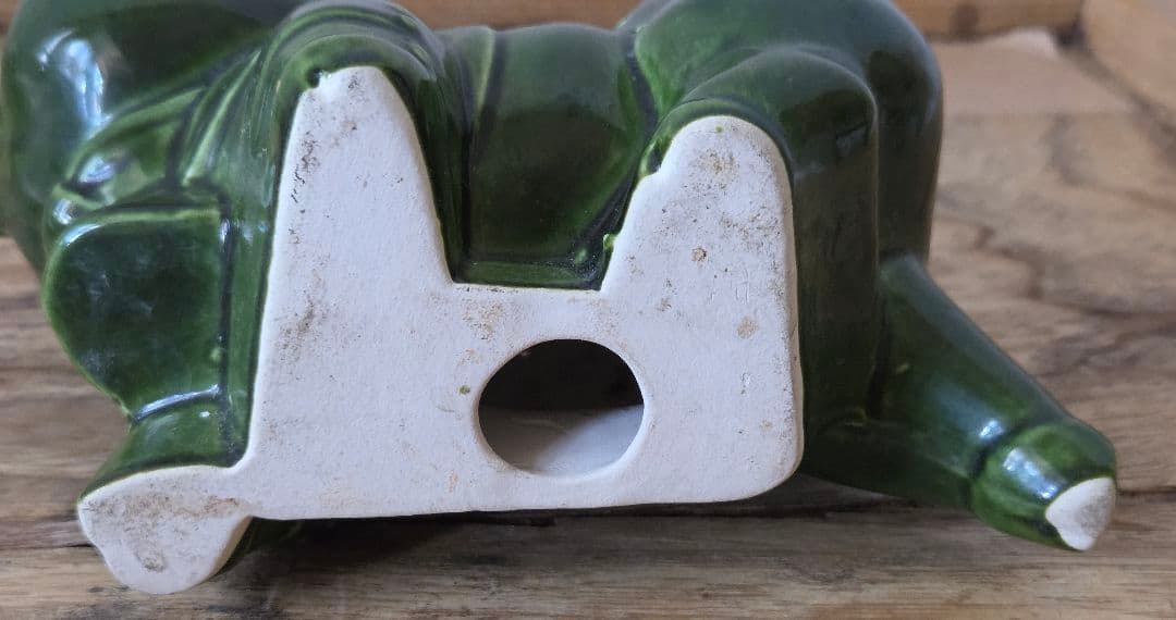 アメリカンヴィンテージ 陶器製 豚型 前菜、パーティー向け 楊子ホルダー