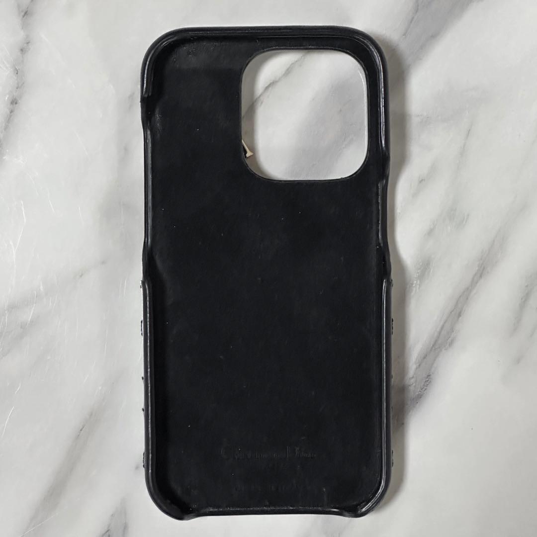 Lady Dior iPhone14Pro ケース(カナージュ ラムスキン)