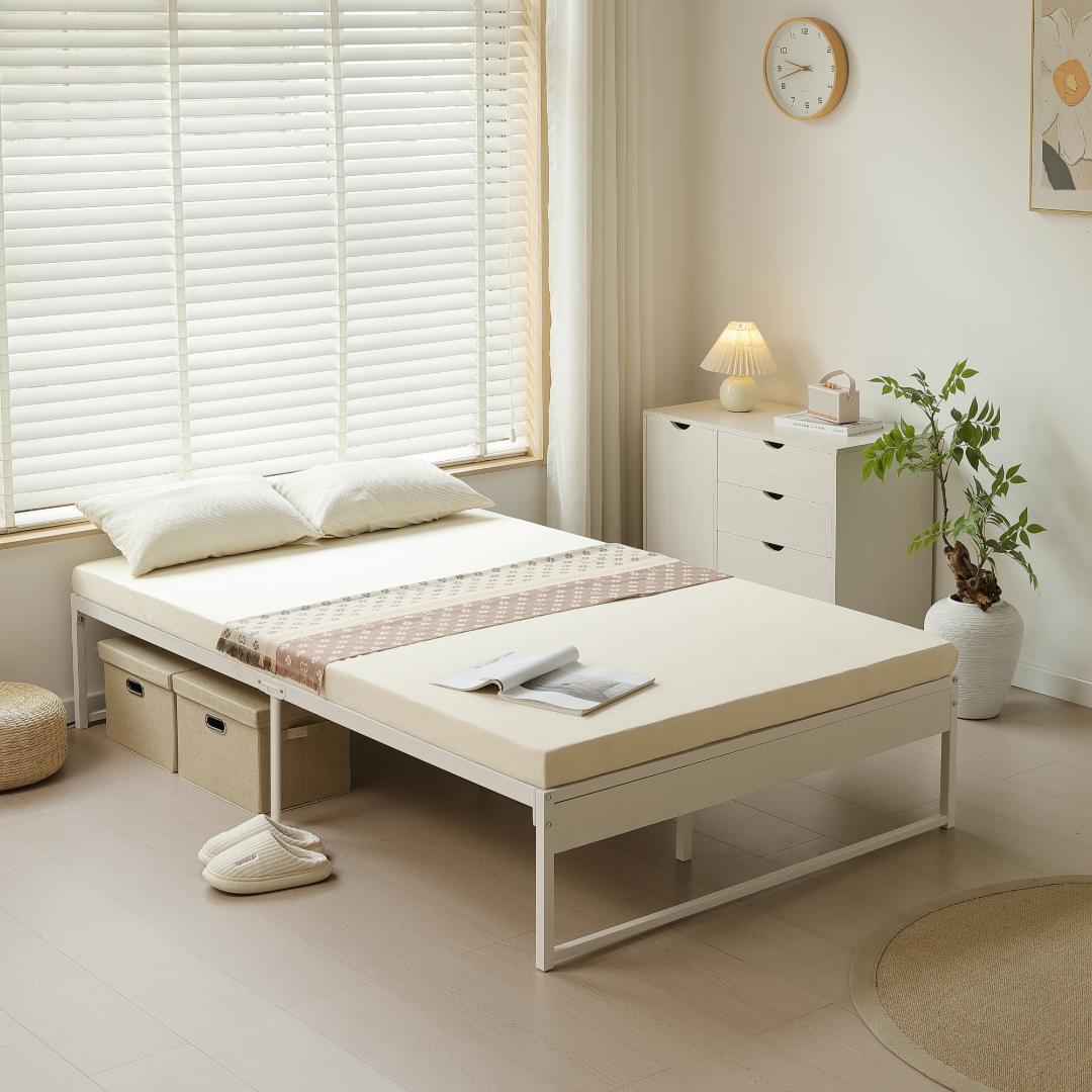 【セミダブル SD】ベッドフレーム パイプベッド シングルベッド 要組立品