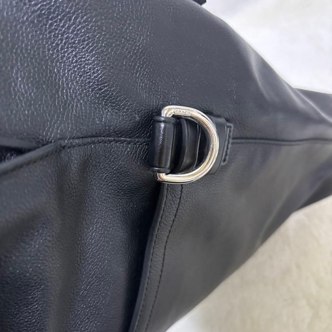 【未使用級】コーチ トンプソン トートバッグ 牛革 スパイロレザー 70493