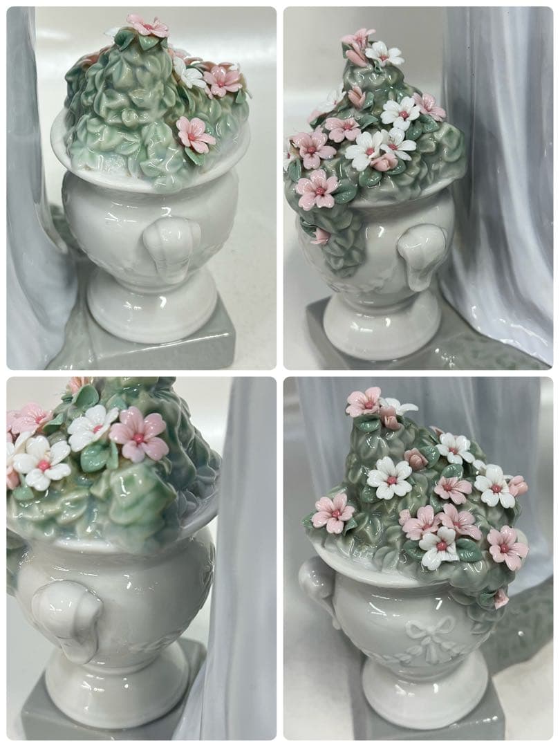 LLADRO リヤドロ　気品に満ちて　陶器人形　お花　置物　コレクション