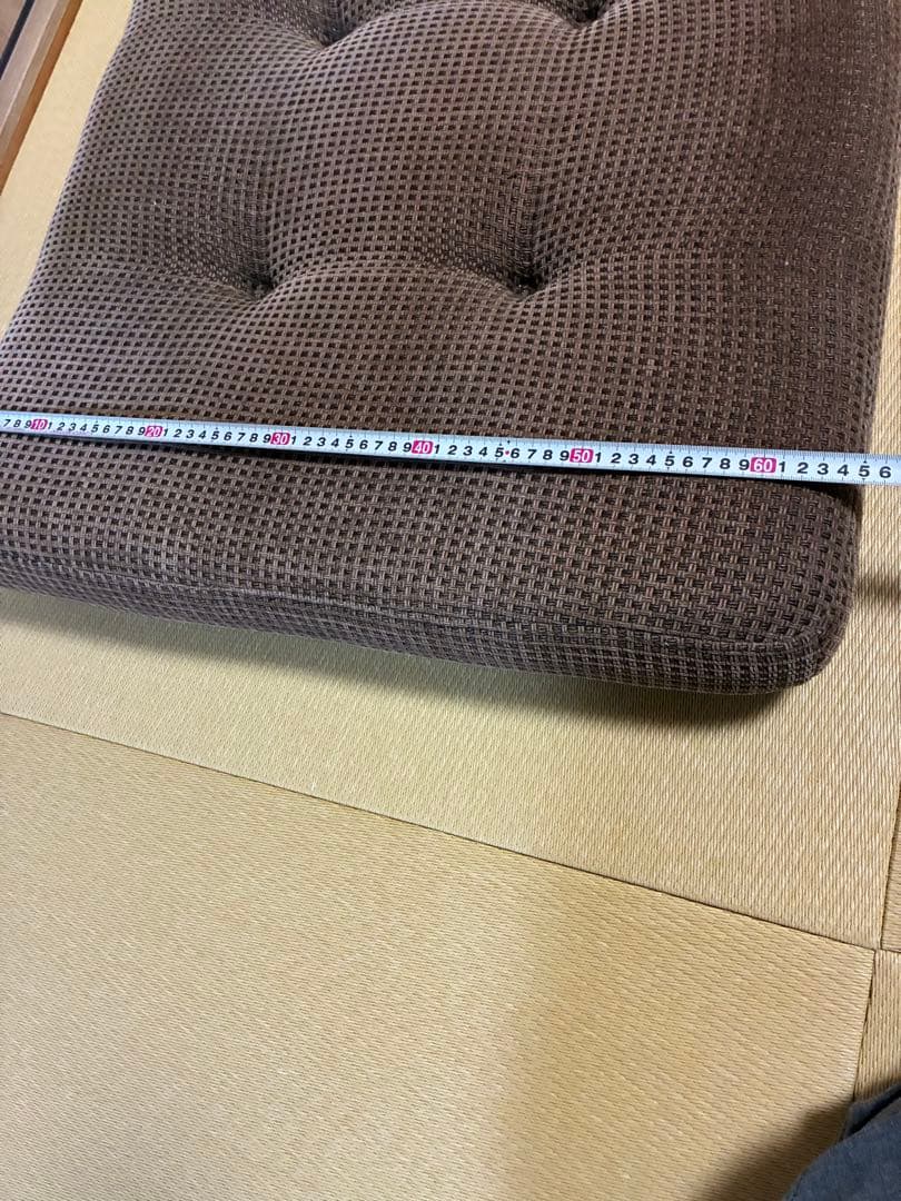 カンディハウス　ソファーベットクッション一式　3人掛け用