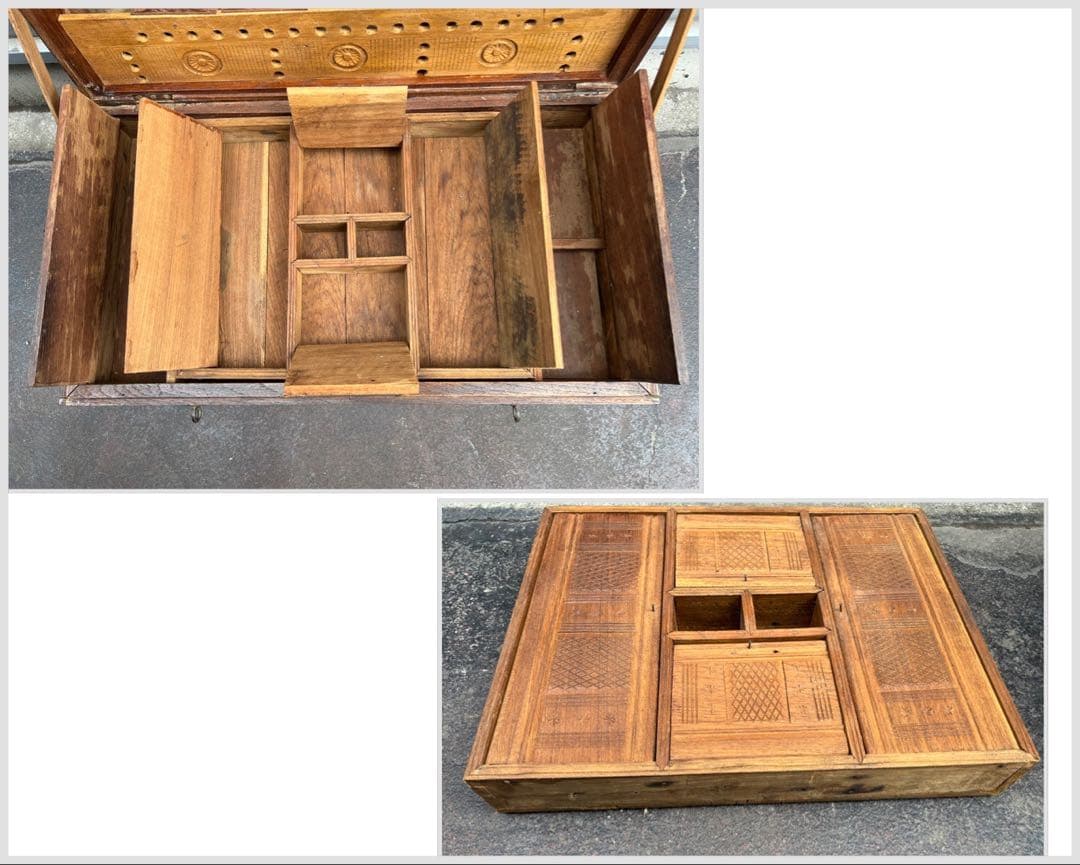 アンティーク Mandalay Box マンダレーボックス　金属装飾