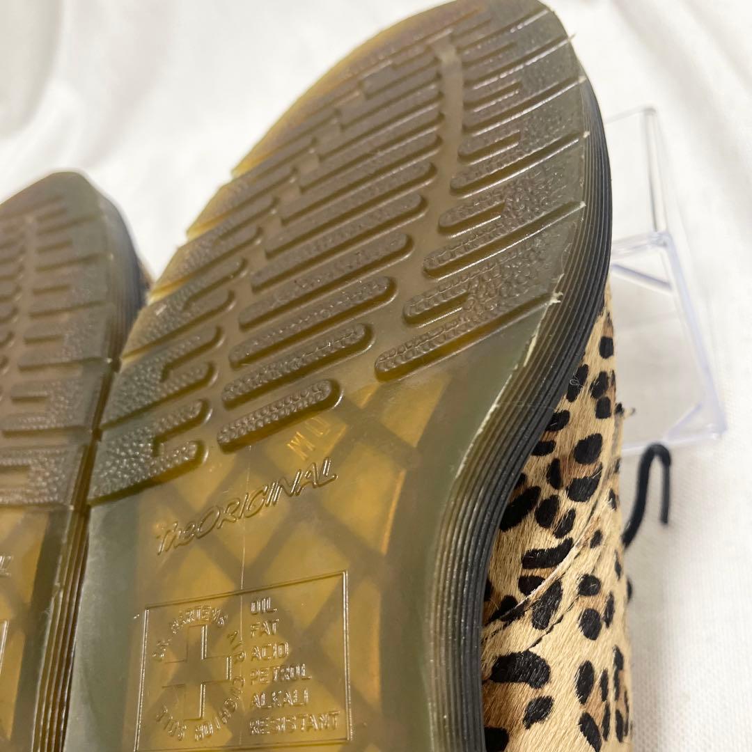 【未使用級】ドクターマーチン　ビームス　コラボ　別注　レオパード　3ホール　豹柄