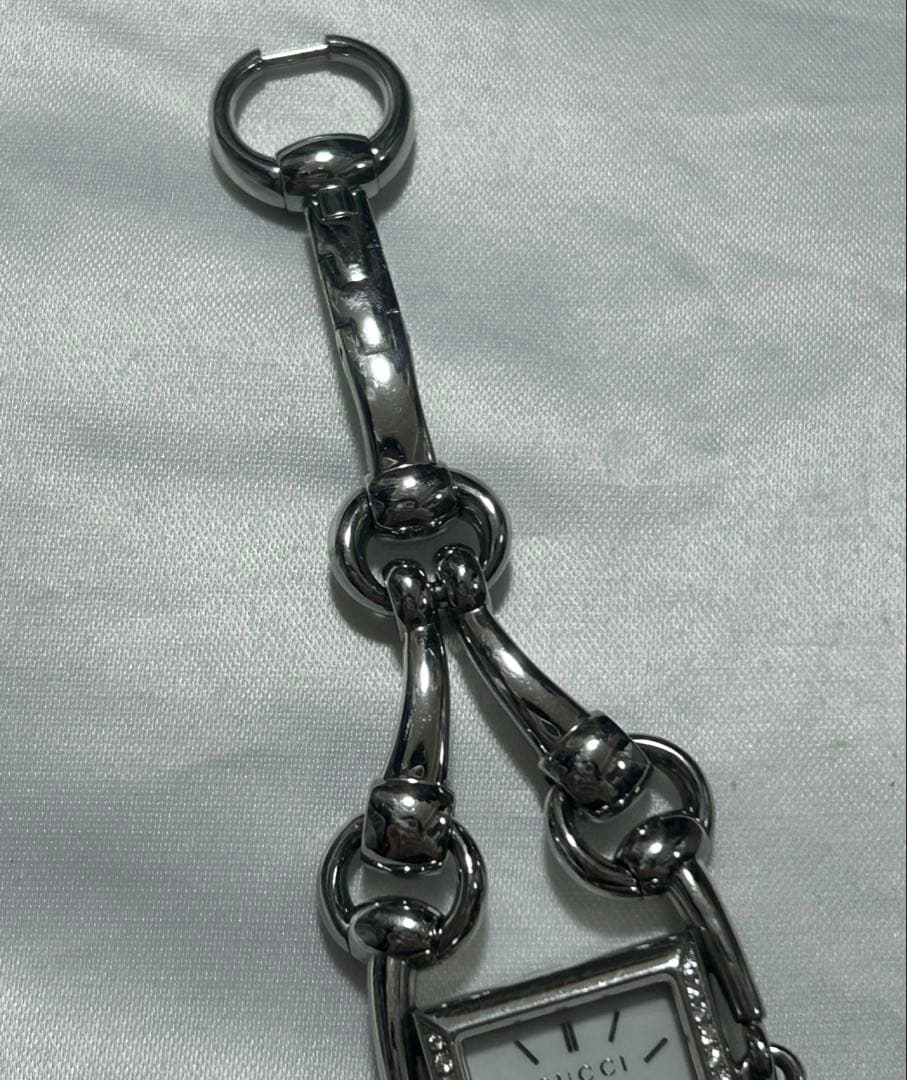 GUCCI グッチ シニョーリア ダイヤモンドベゼル/ホワイトパール文字盤 時計