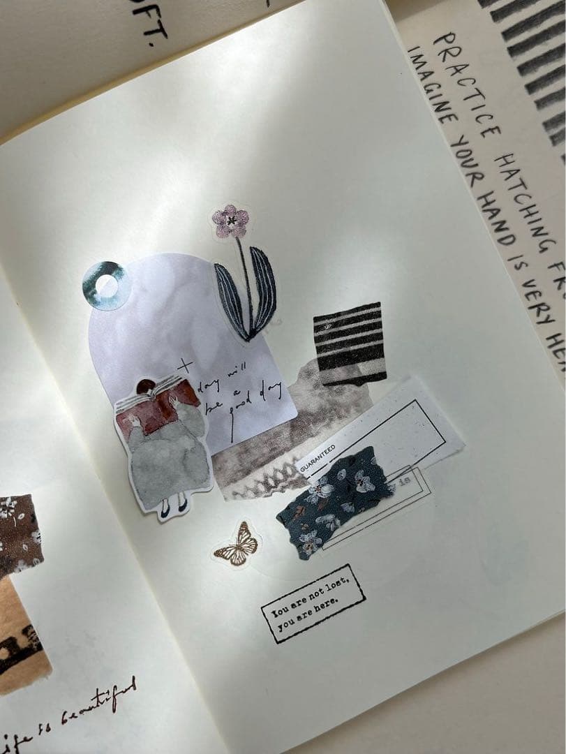 pion《花布》海外マスキングテープ　マステ 【1800】