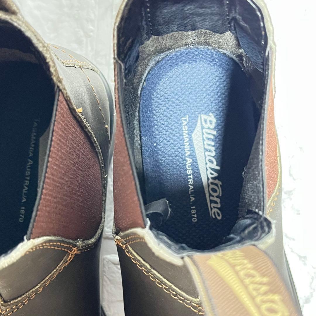 【極美品】blundstone チェルシーブーツ　サイドゴア　23.5-24㎝