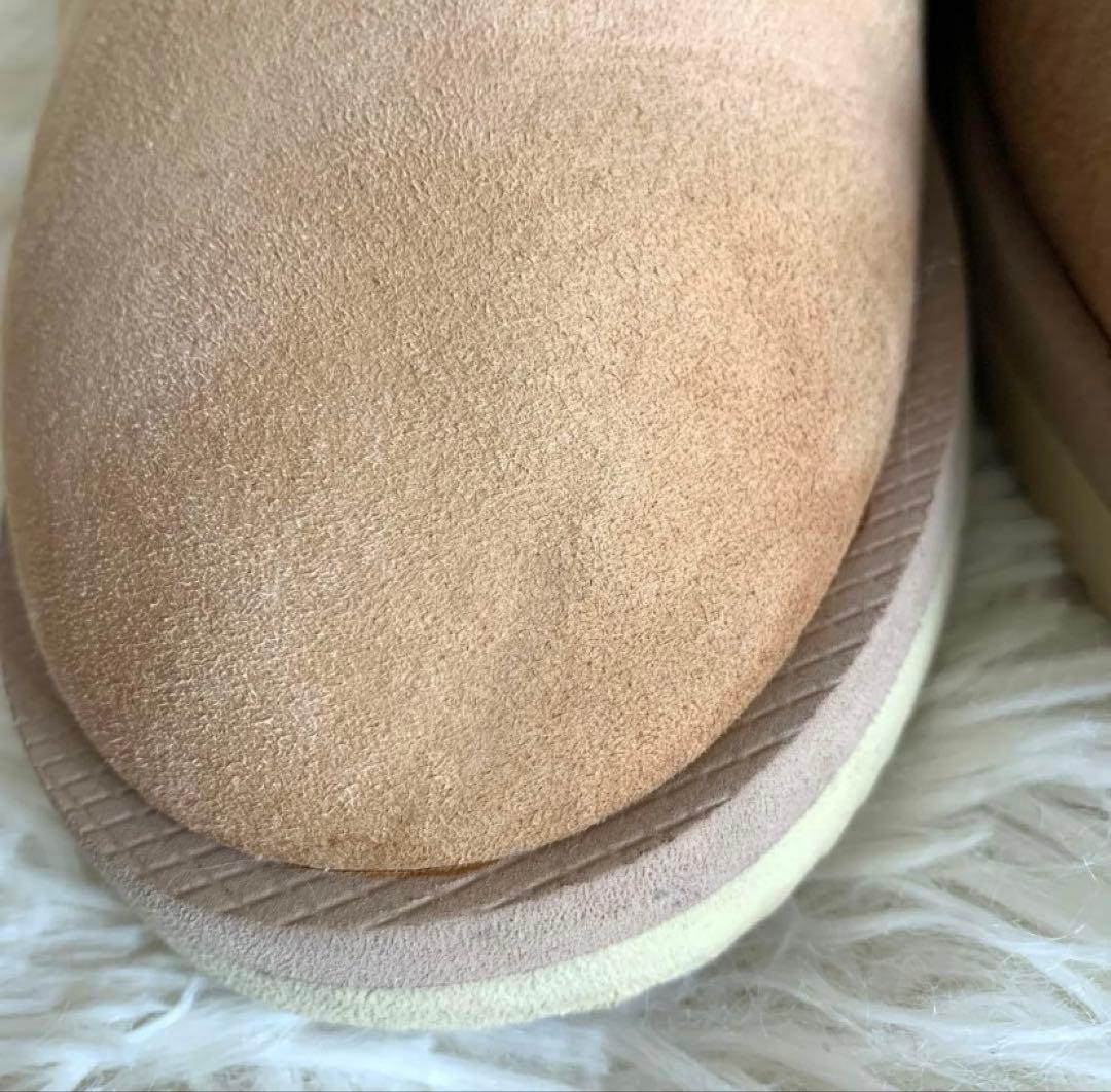 なおぼう様SUICOKEスイコック ムートン スリッポン サボ25cm