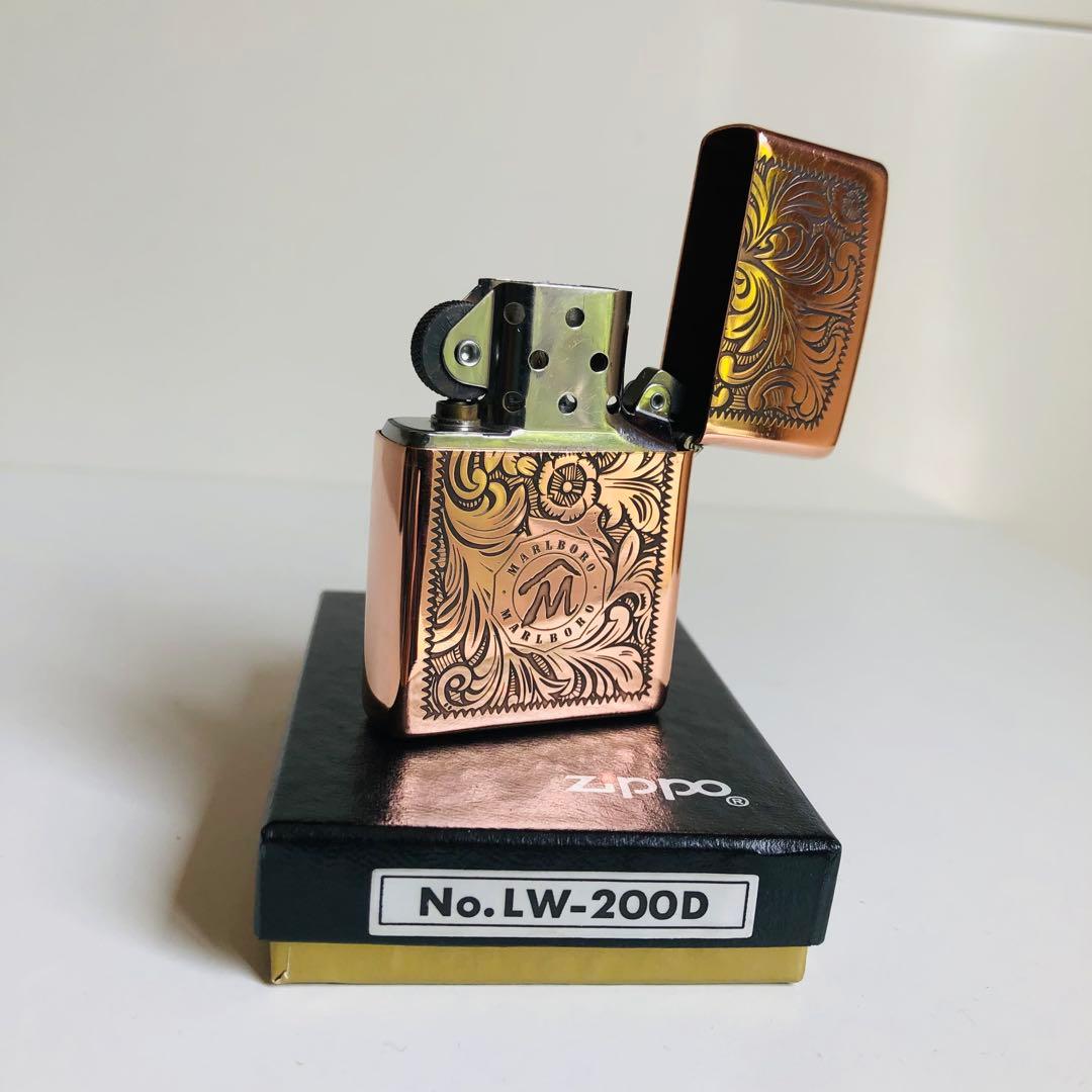 超レア未使用 に近いソリッドカッパー マルボロCOPPER ZIPPO
