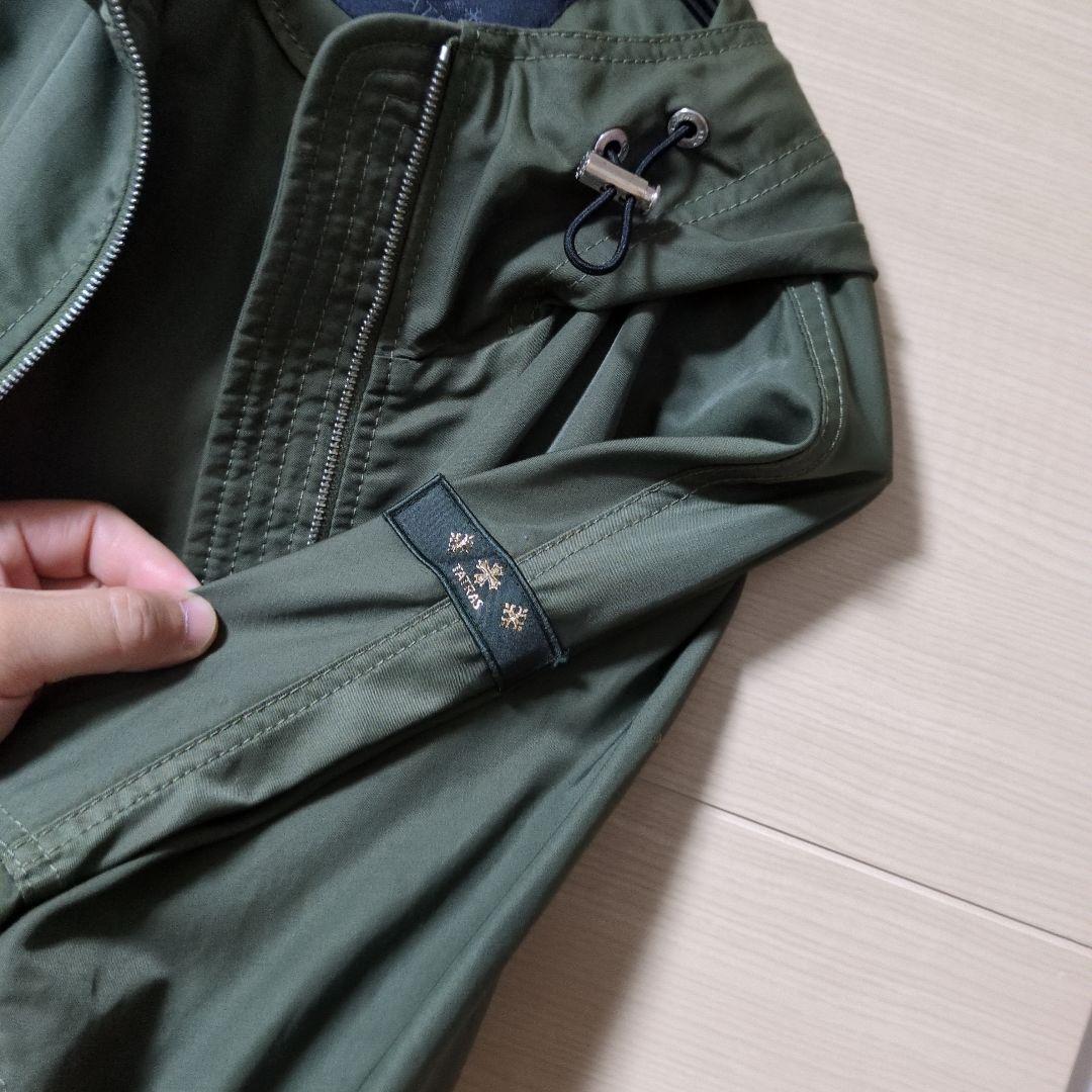 【貴重　美品】TATRAS フード付きオリーブグリーンモッズコート
