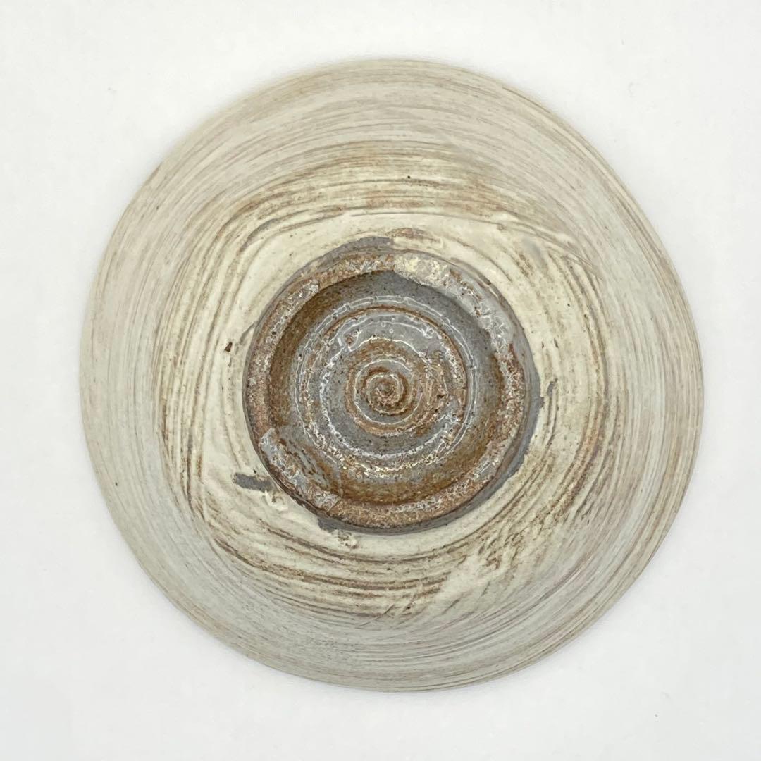 抹茶茶碗 刷毛目　加藤芳右衛門　銘 末広　共箱入　茶道具　茶盌　茶器　陶芸