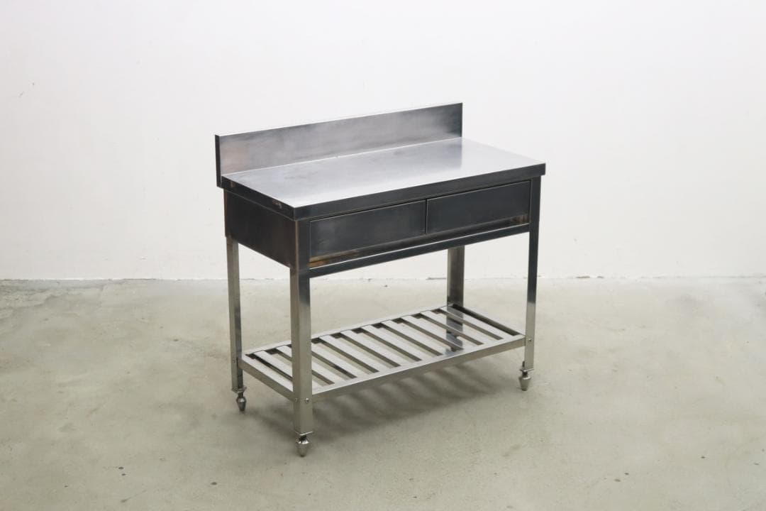 ステンレス 作業台 コンソール キャビネット 収納 キッチン カウンター