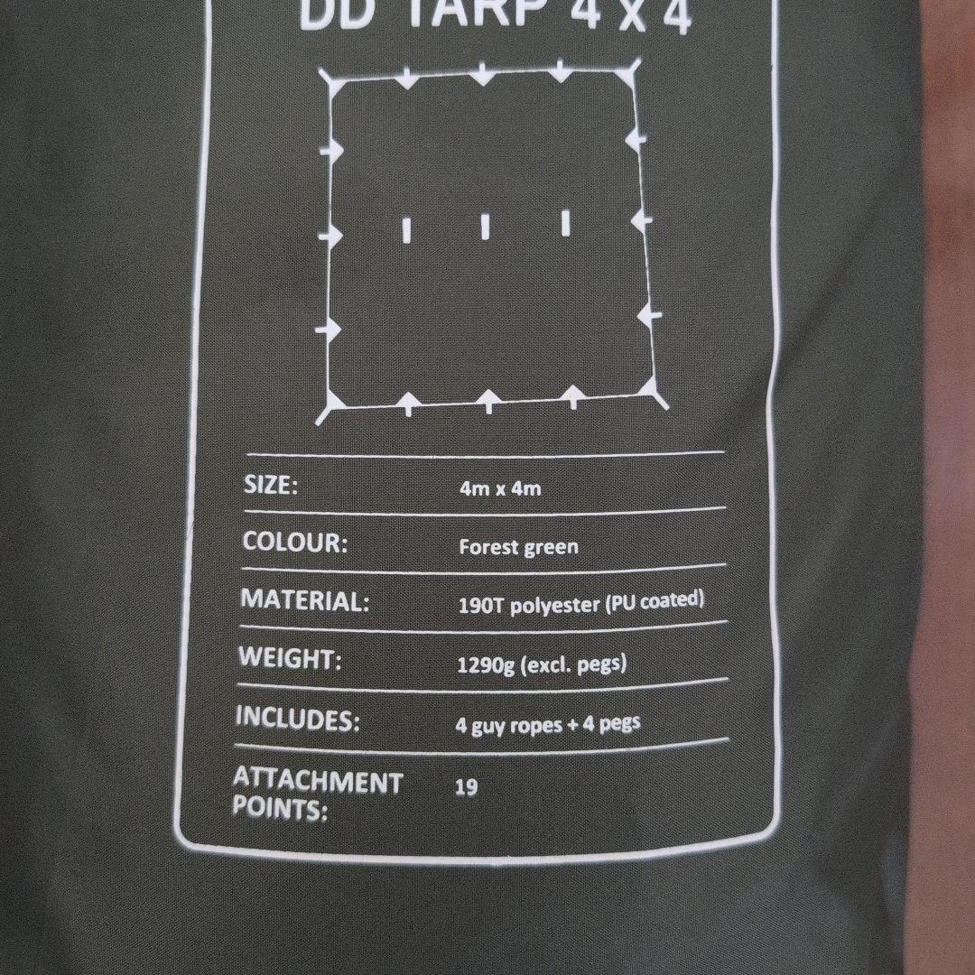 【美品】DD Tarp 4x4 フォレストグリーン