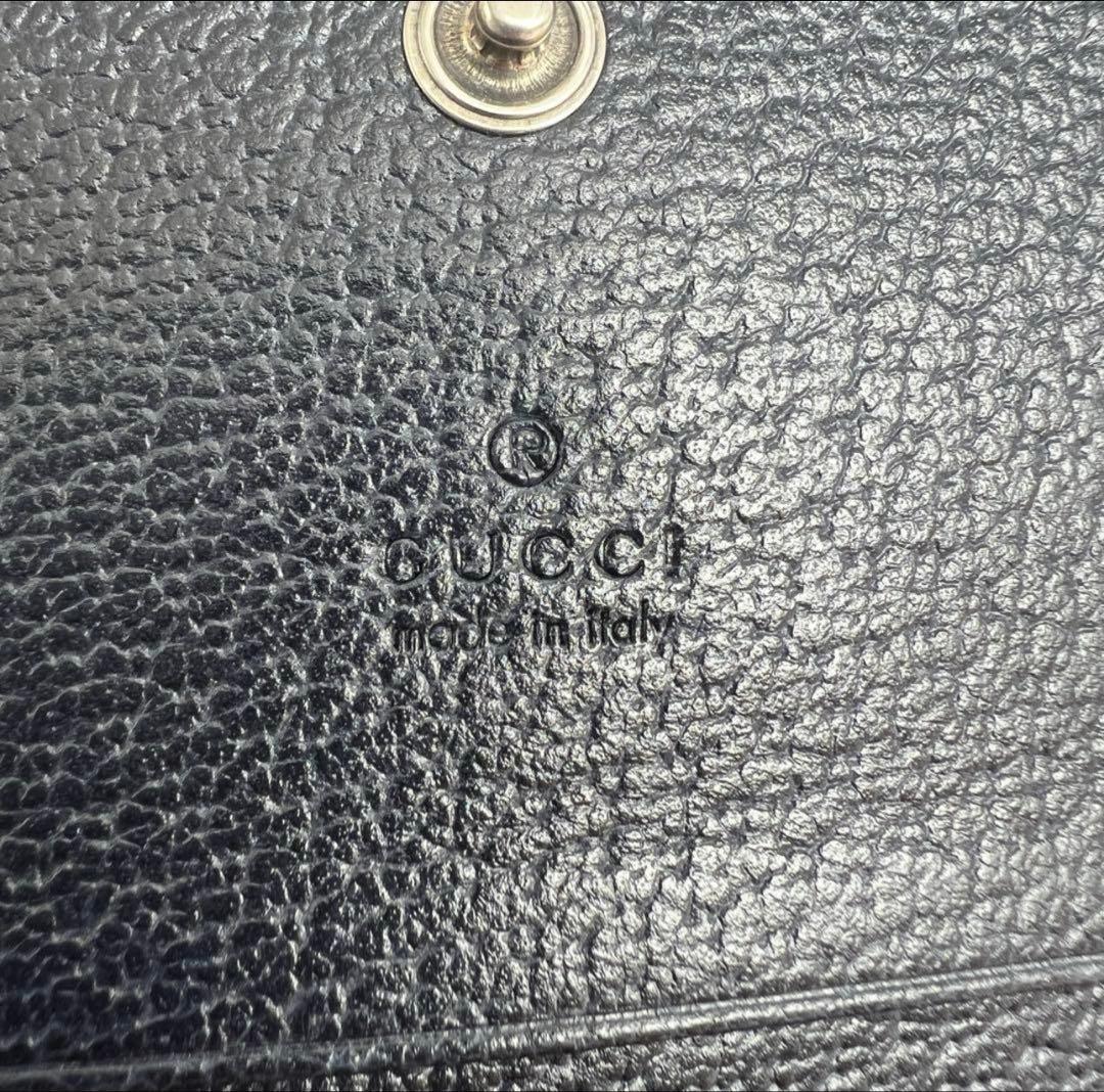 やーみん様※未使用【新品】✨　GUCCI ネイビー 名刺入れ カードケース