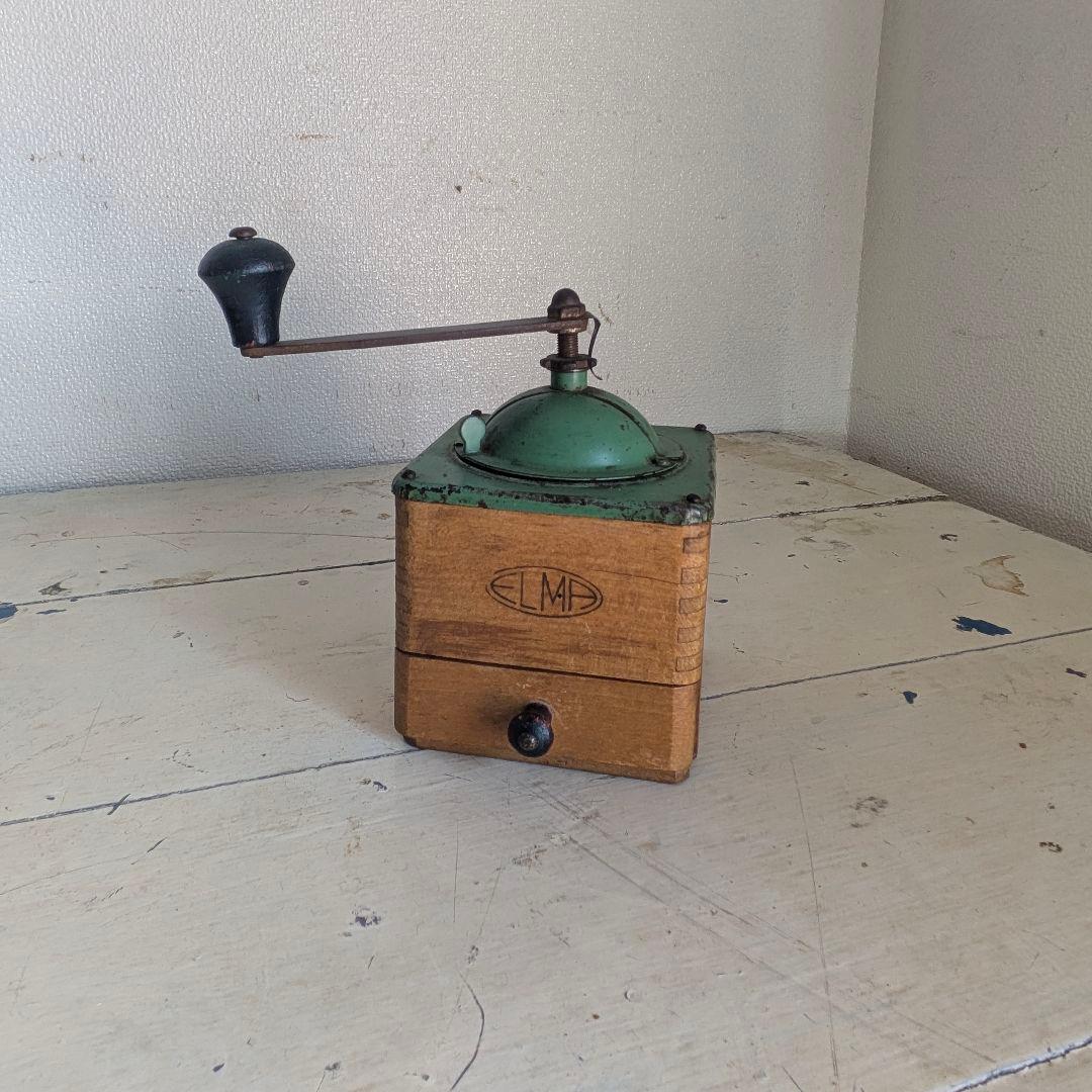 スペイン　ELMA 　コーヒーミル　アンティーク　インテリア小物　撮影小物