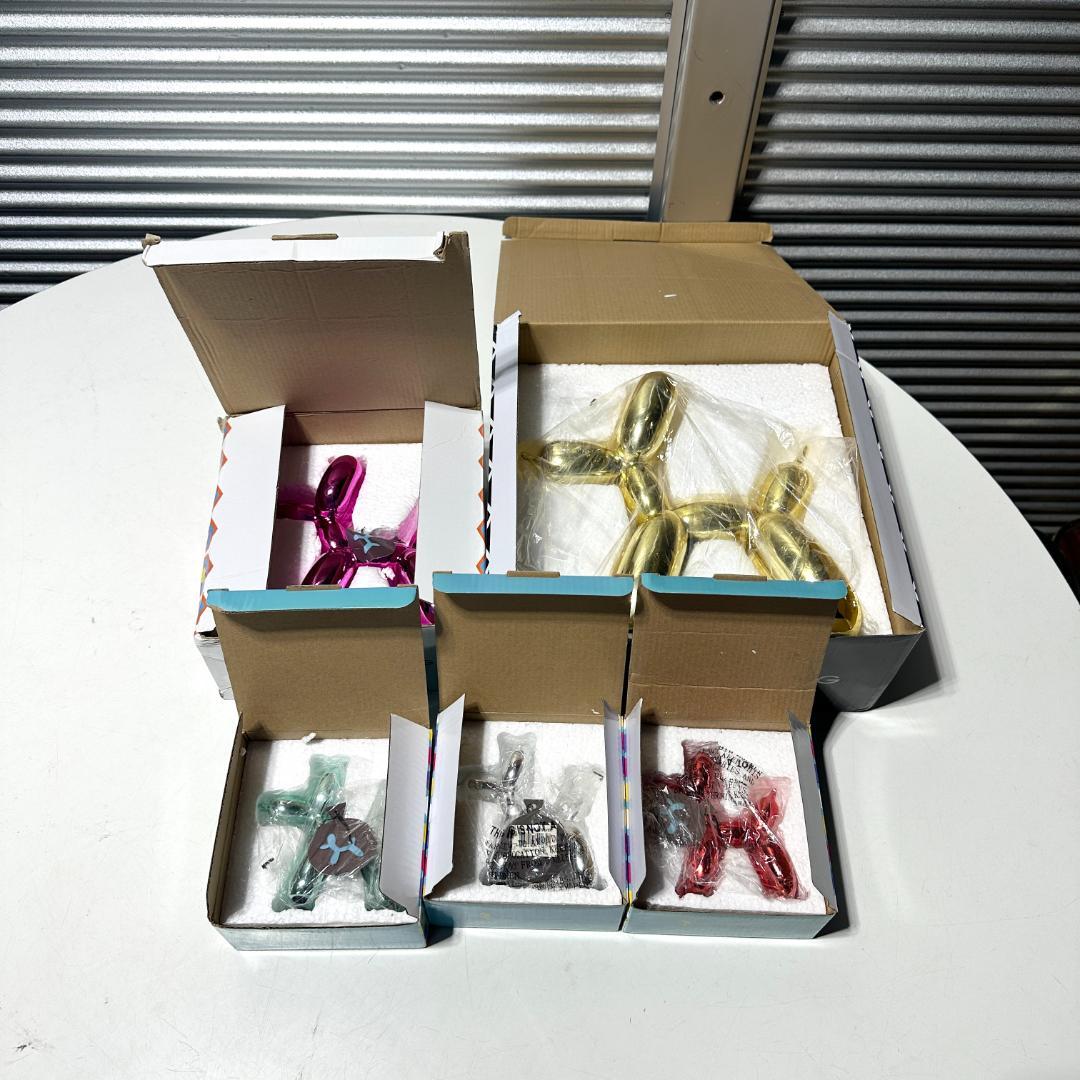 中古 Kishis BALLOON DOG バルーンドッグ 5個セット オブジェ
