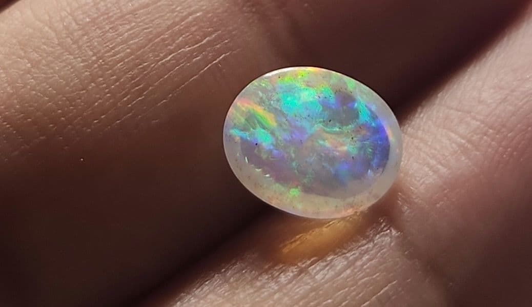 高品質儚いシャボン玉天然オパール 1.440ct
