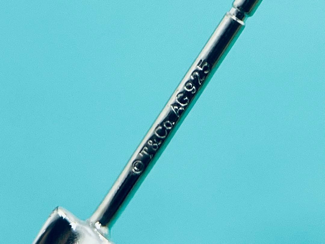 h591 超美品　ティファニー　1837 ラージ　フープ　ピアス　925 片側