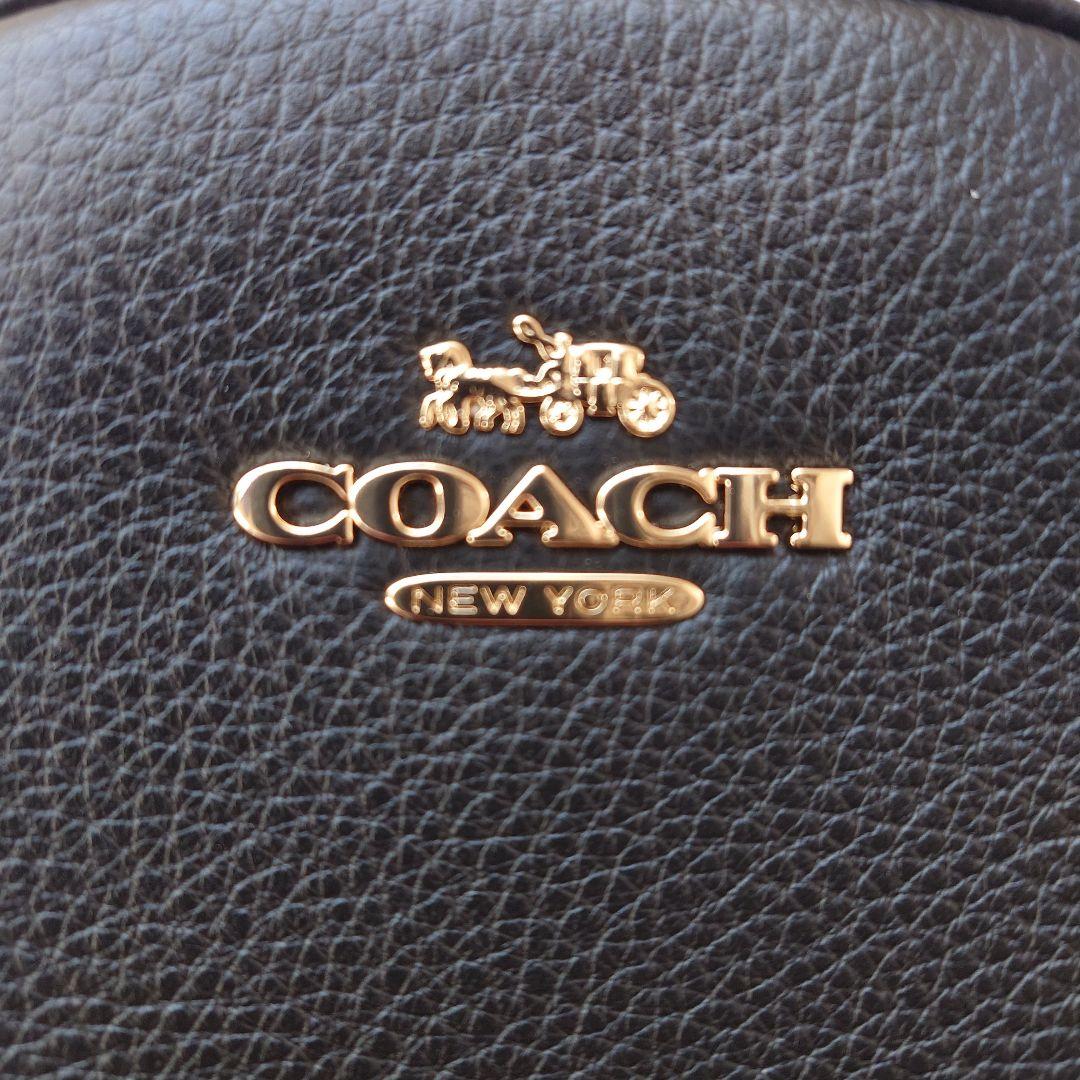 ✨COACH ✨ブラックレザースマホショルダーバックツーウェイ　新品未使用‼️
