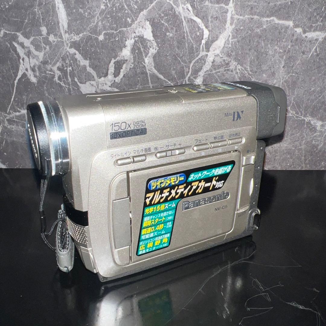 【通電確認済】Panasonic NV-C5 ビデオカメラ miniDV