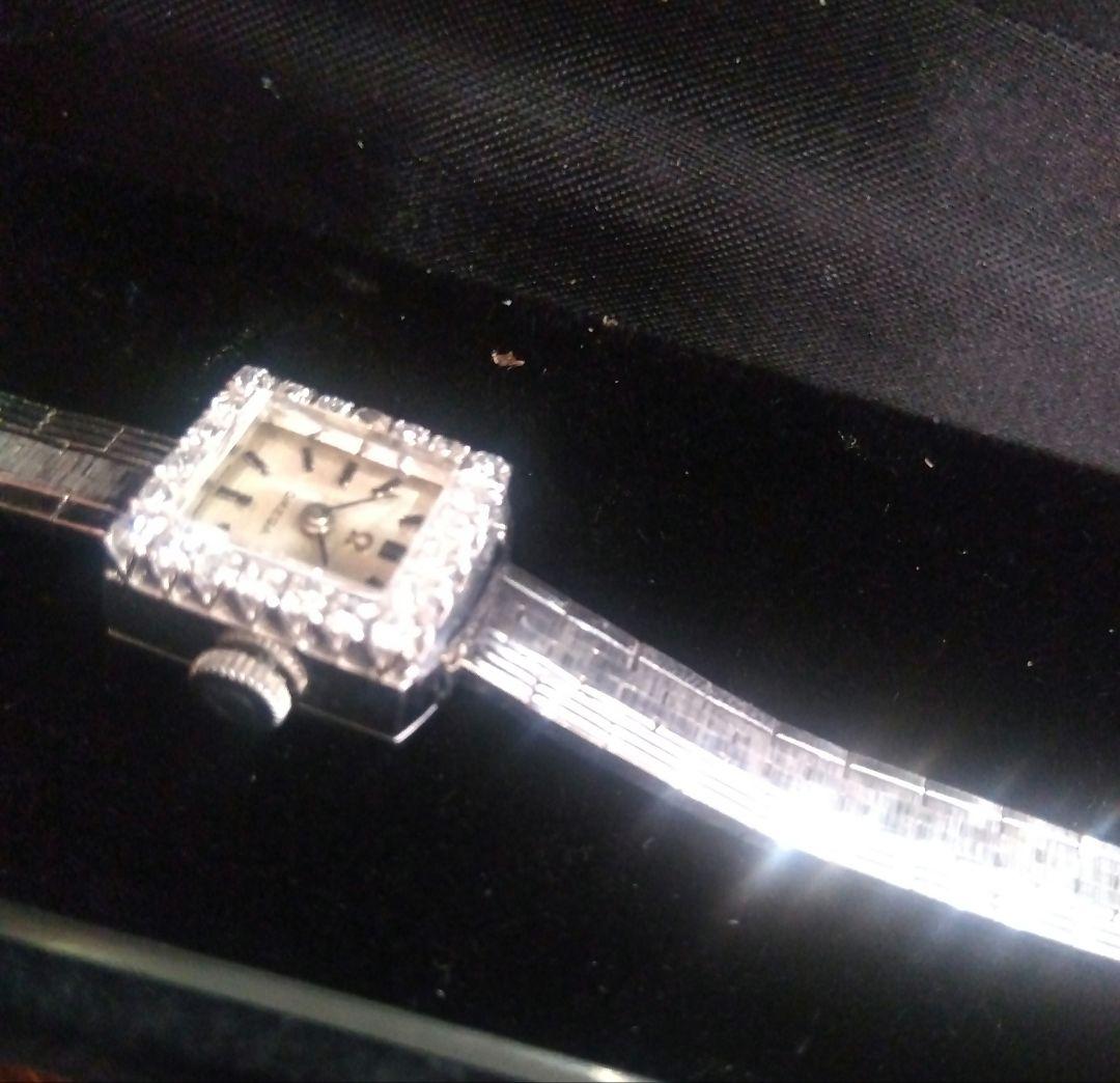 OMEGA　Ω　オメガ　18K刻印あり　ダイヤモンド アンティーク