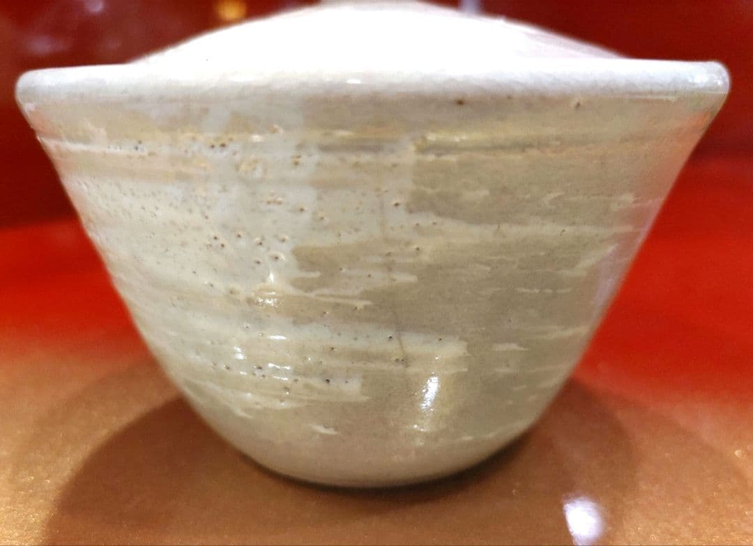 朝日焼　朝日窯　煎茶碗　汲出６　湯冷まし１　御本手　煎茶道具／宝瓶１はおまけ