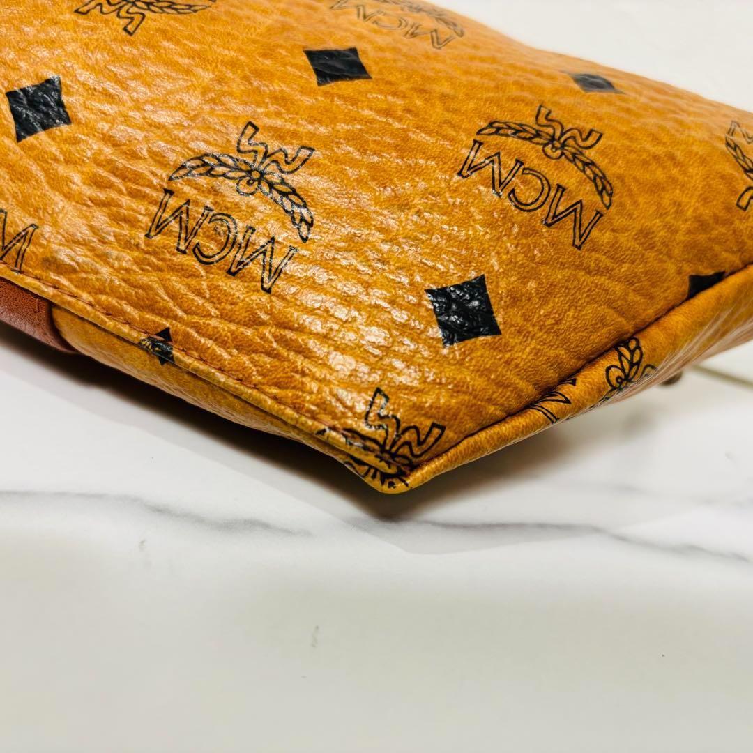希少 大人気 MCM ヴィセトス レザー ウエストポーチ ボディバッグ ロゴ