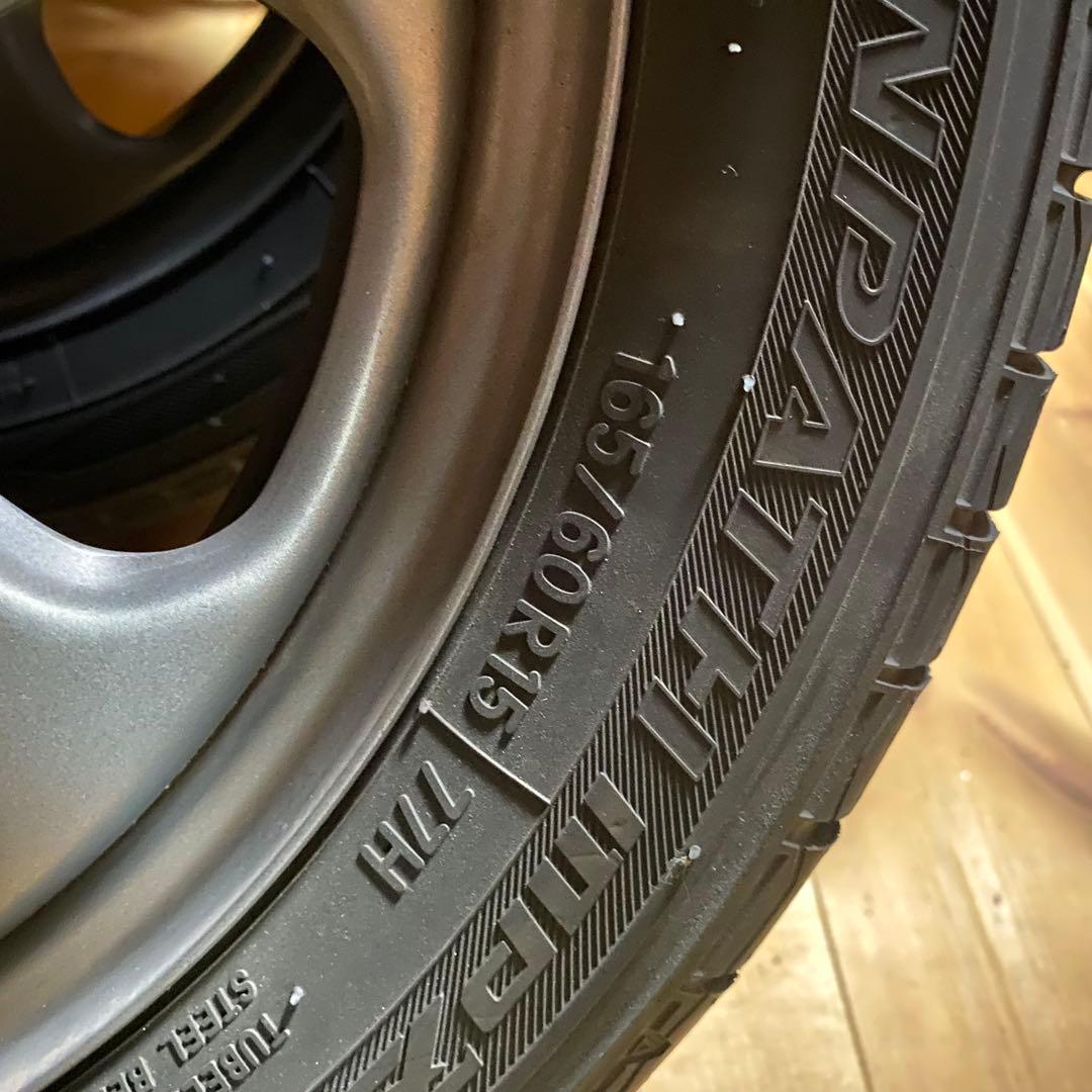 ハスラー　純正ホイール　トーヨー 15インチ タイヤセット① 画像一本目と二本目