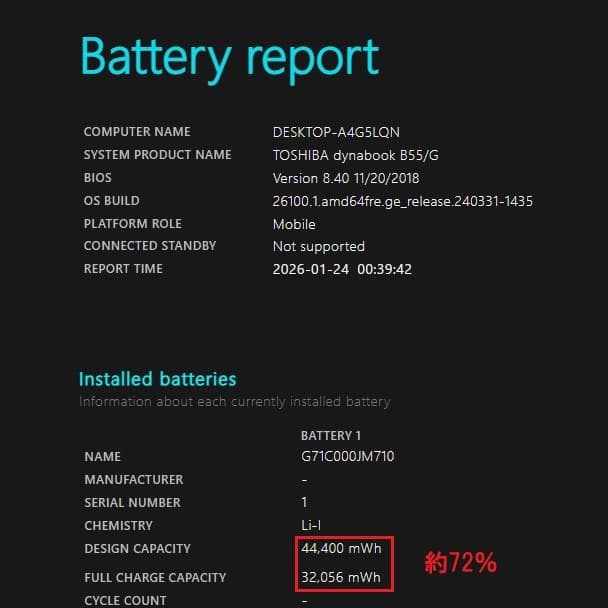 美品！Dynabook B55/G第6世代 Core i3 [430]