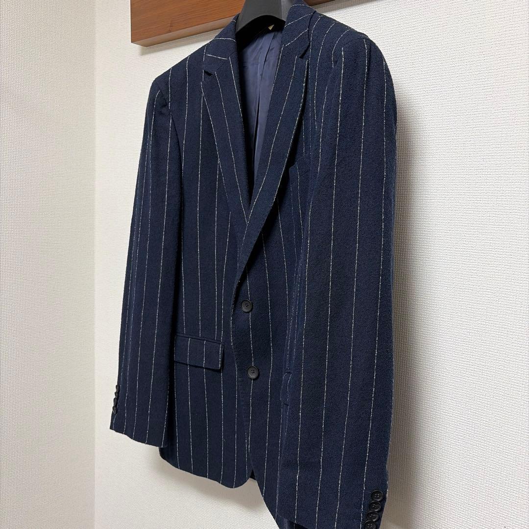 HUGO BOSS【ヒューゴ ボス】ストライプ柄 セットアップ パイル生地