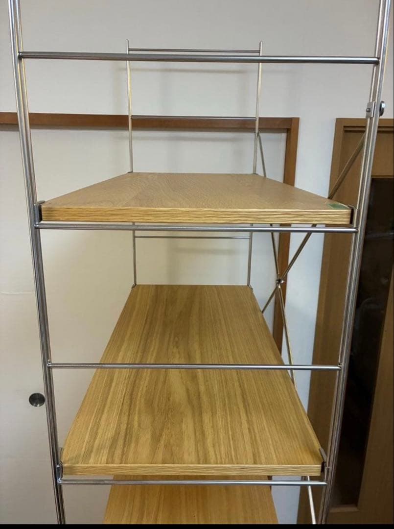 無印良品 ステンレスユニットシェルフ オーク材 棚セット 特大