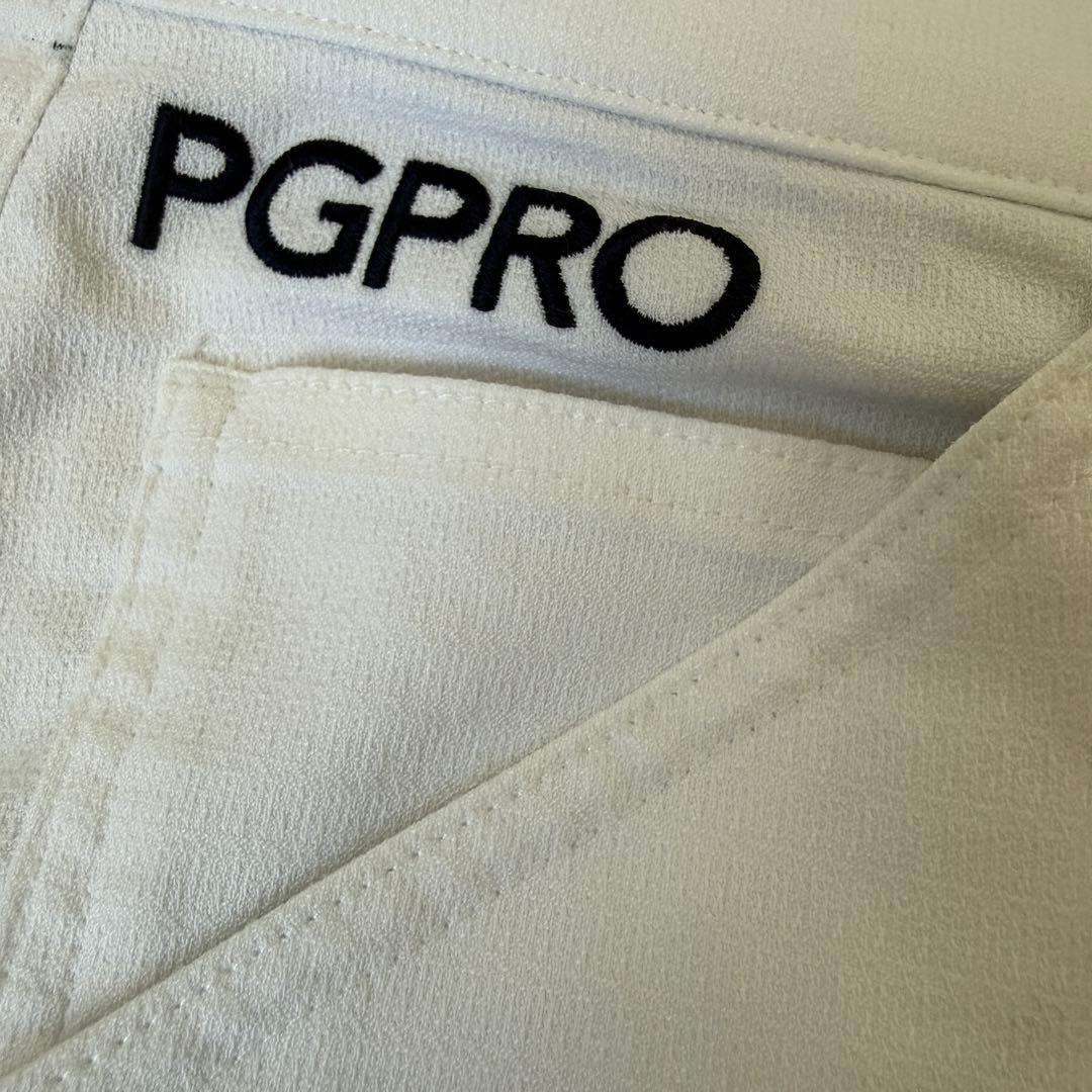 現行モデル　パーリーゲイツ　パンツ　白　M〜L相当 コットン素材　ホワイト　4