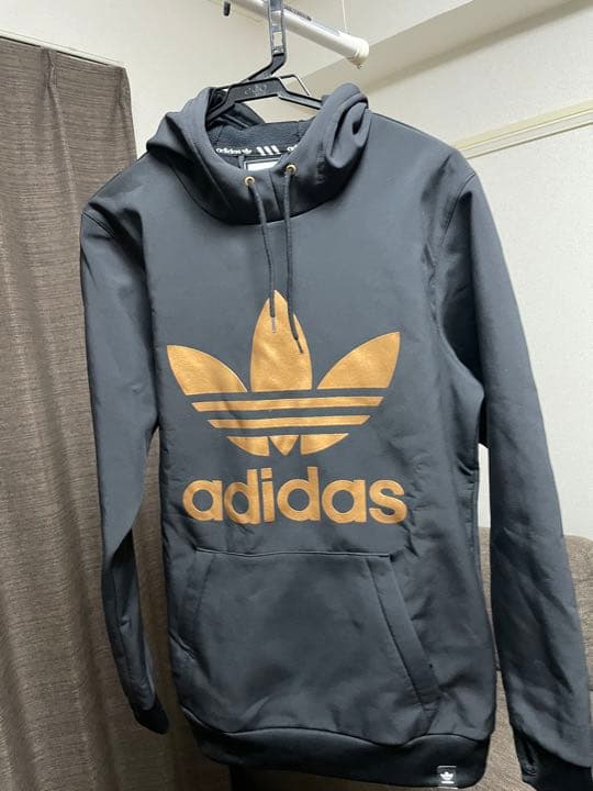 スノーボードウェア　上下セット　黒金　adidas 34d