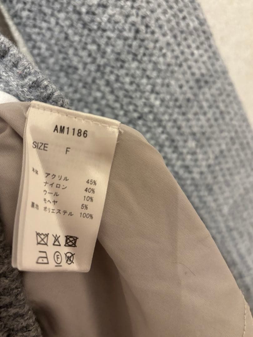 andmarry Heart stitch mini dress ミニワンピース