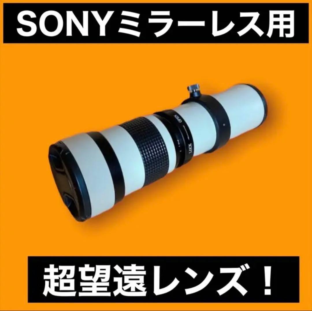 緊急価格！初心者OK！SONYミラーレスカメラ用望遠レンズ！遠く！便利な袋付き！