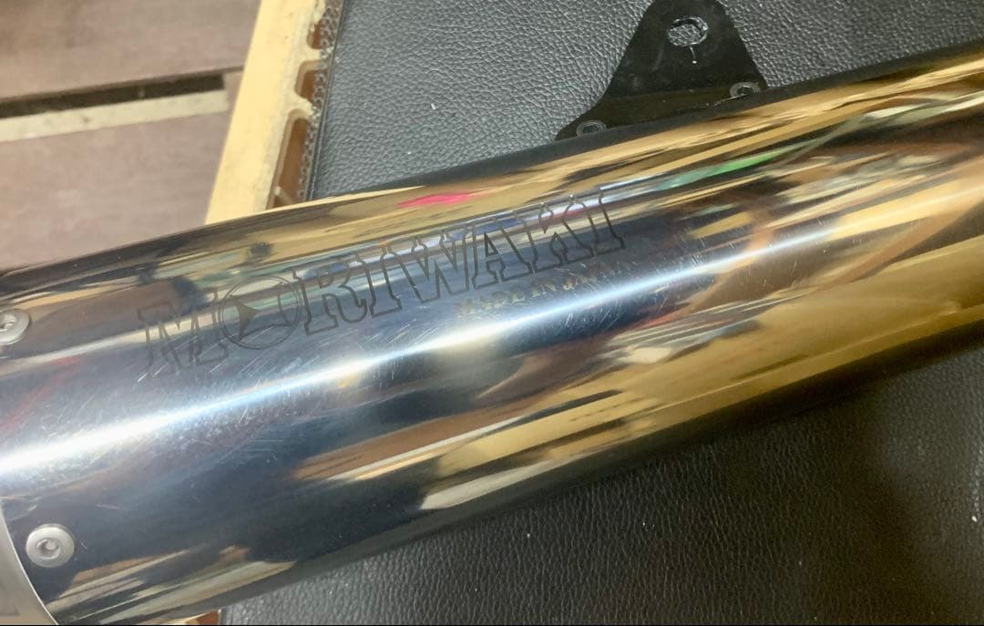 ホンダGB350用 モリワキ（MORIWAKI）スリップオンショートメガホン