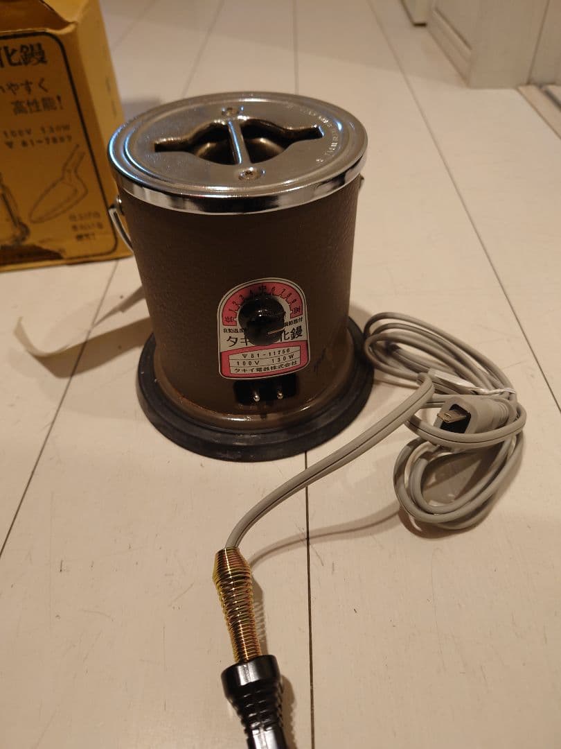 タキイ和裁電化鏝 和裁こて　和裁コテ　タキイ製本体のみ ジャンク品5台