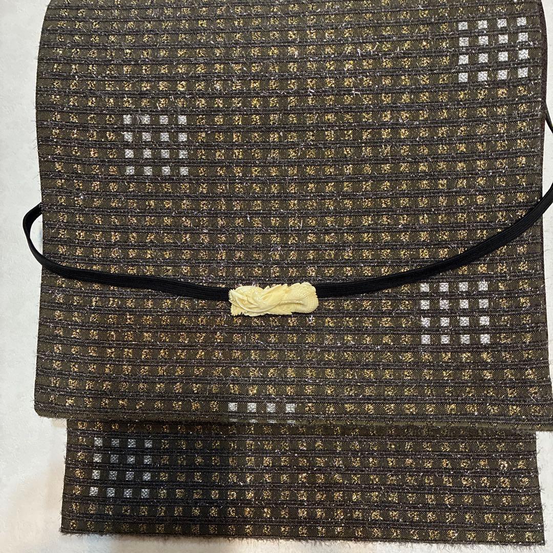 専用です　ぜんまい紬　縞　裄68