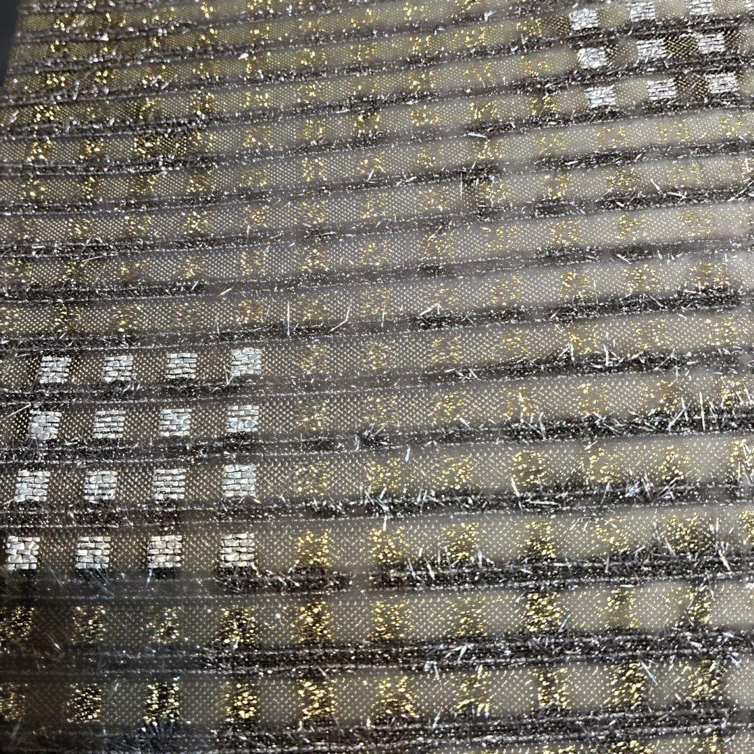 専用です　ぜんまい紬　縞　裄68