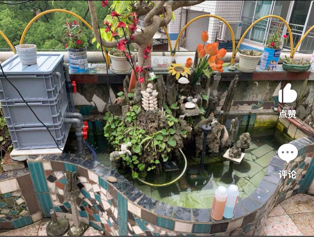 【えい2】水中ポンプお任せ濾過材付きフルセット 水槽池用濾過器フィルター