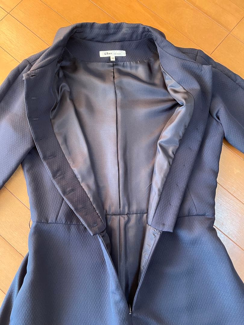 49av.junko shimada 七分袖ワンピース