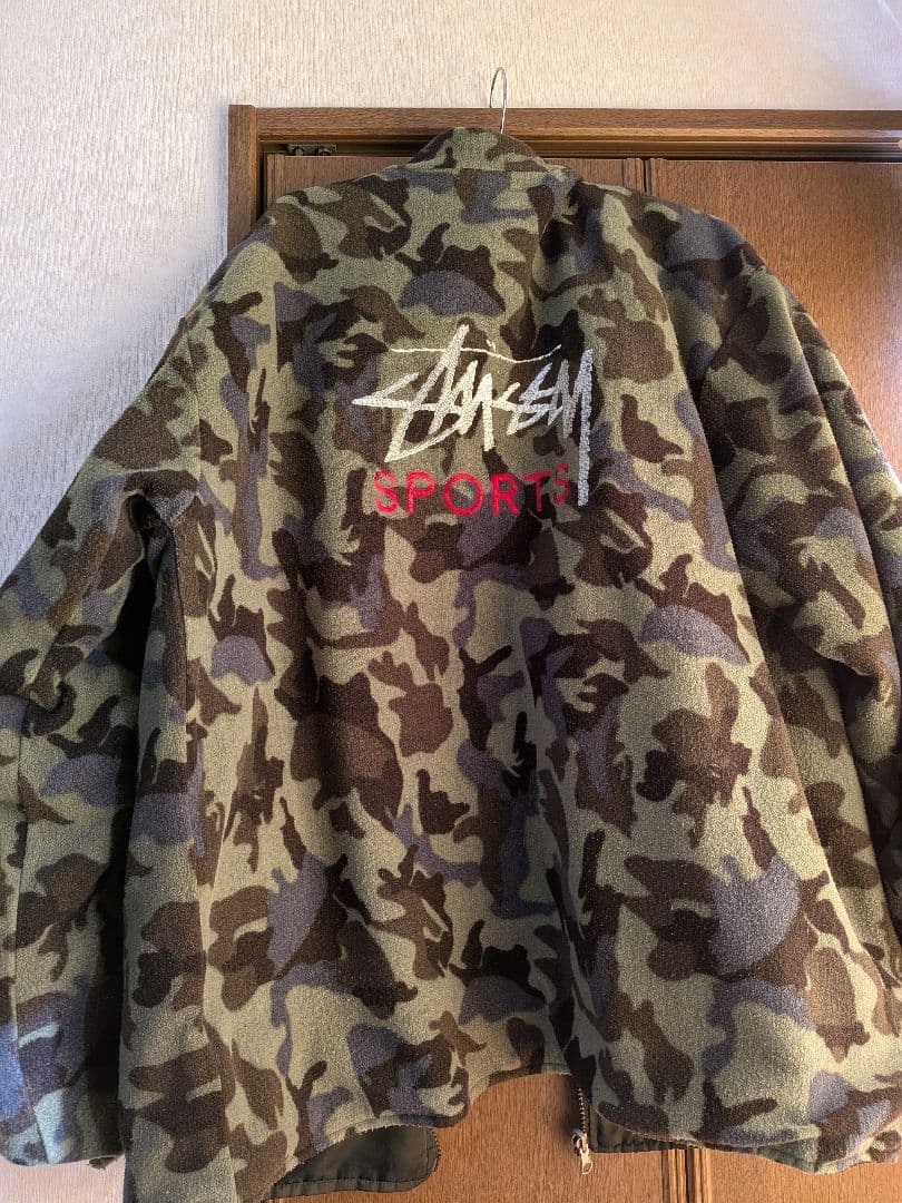 Stussy 迷彩柄 ナイロンジャケット リバーシブル