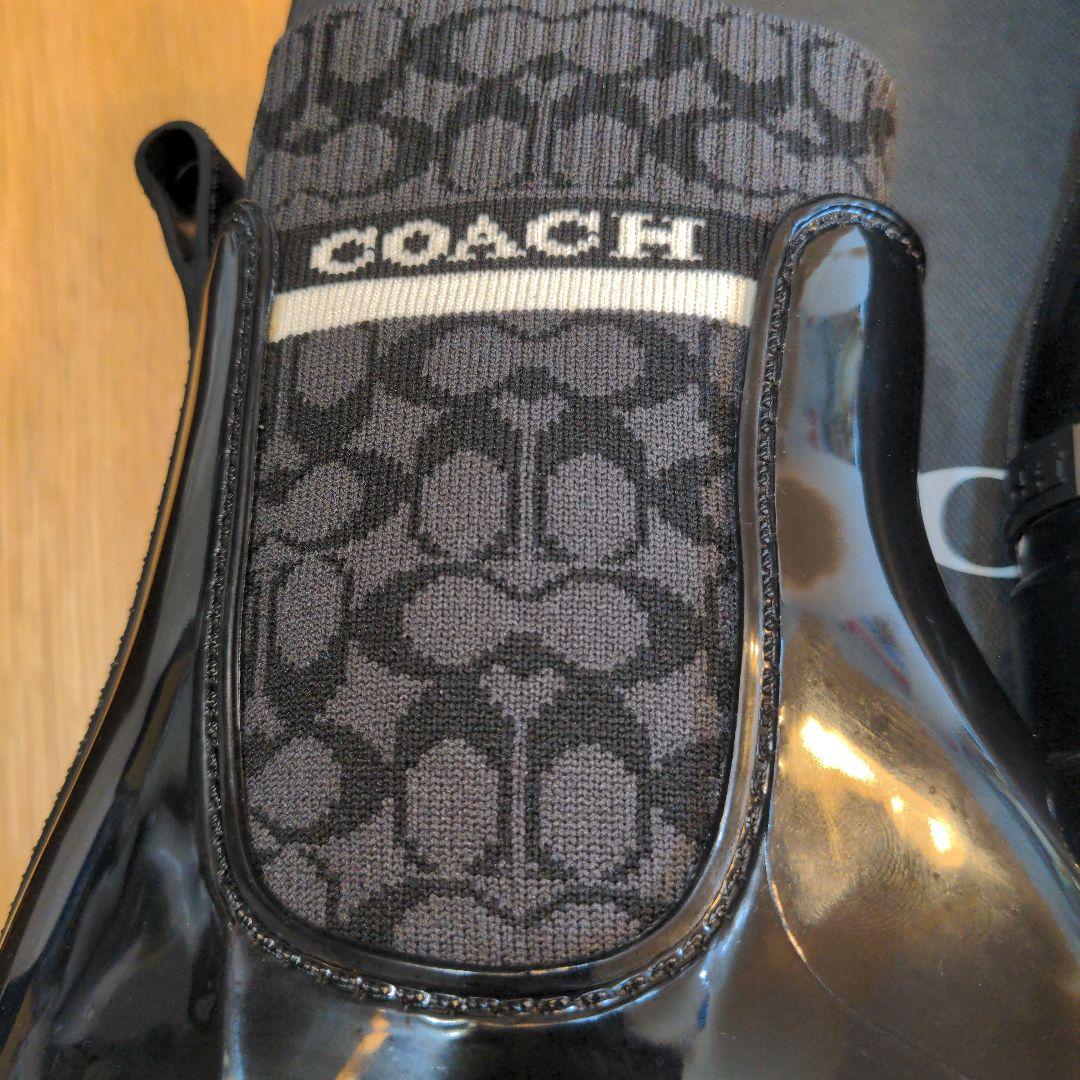 【佐藤さま専用】COACH コーチ レインブーツ サイドゴアブーツ